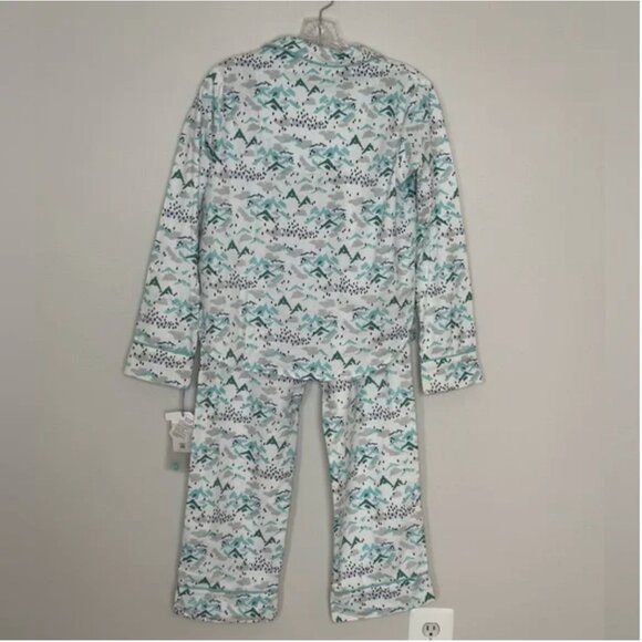 Van Winkle & Co Portuguese Flannel 2-Piece Apline Scenery Pajama Set Size XS - Picture 3 of 13